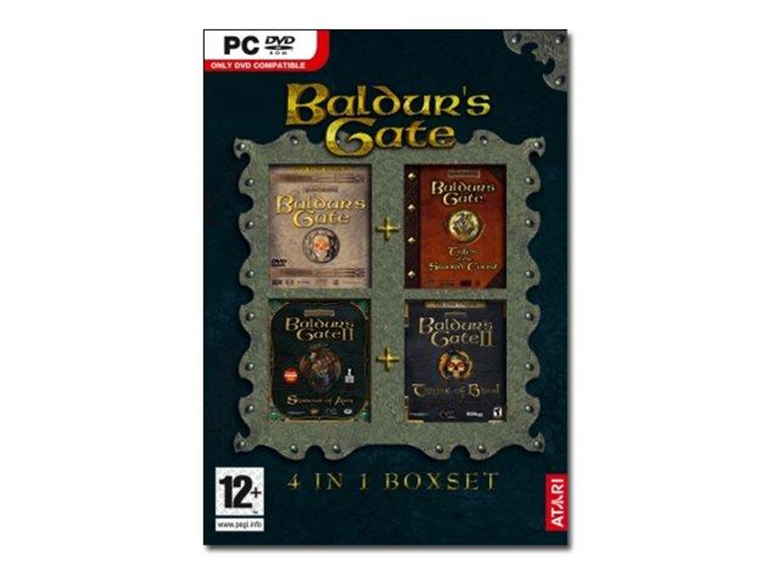 Baldur's Gate: 4 in 1 Boxset - Windows - Samlung - PEGI 12 Baldur's Gate: 4 in 1 Boxset - Windows - Samlung - PEGI 12